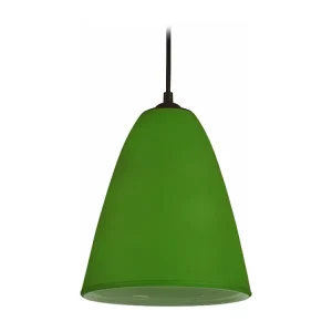 Suspensão TOSEL BALLE VERRE vidro cônico Verde D15 x H80 cm