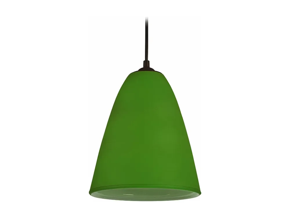 Suspensão TOSEL BALLE VERRE vidro cônico Verde D15 x H80 cm