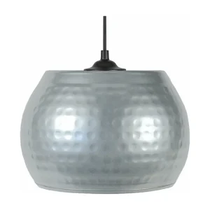 Suspensão TOSEL BANGALORE metálico tigela cinza D23 x H74 cm