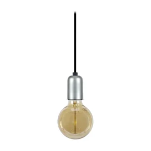 Suspensão TOSEL BAO lâmpada decorativa cilindro alumínio D9,5 x H80 cm