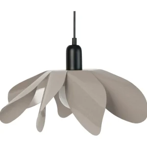 Suspensão TOSEL BLOMMA metálico geométrico taupe D40 x H75 cm