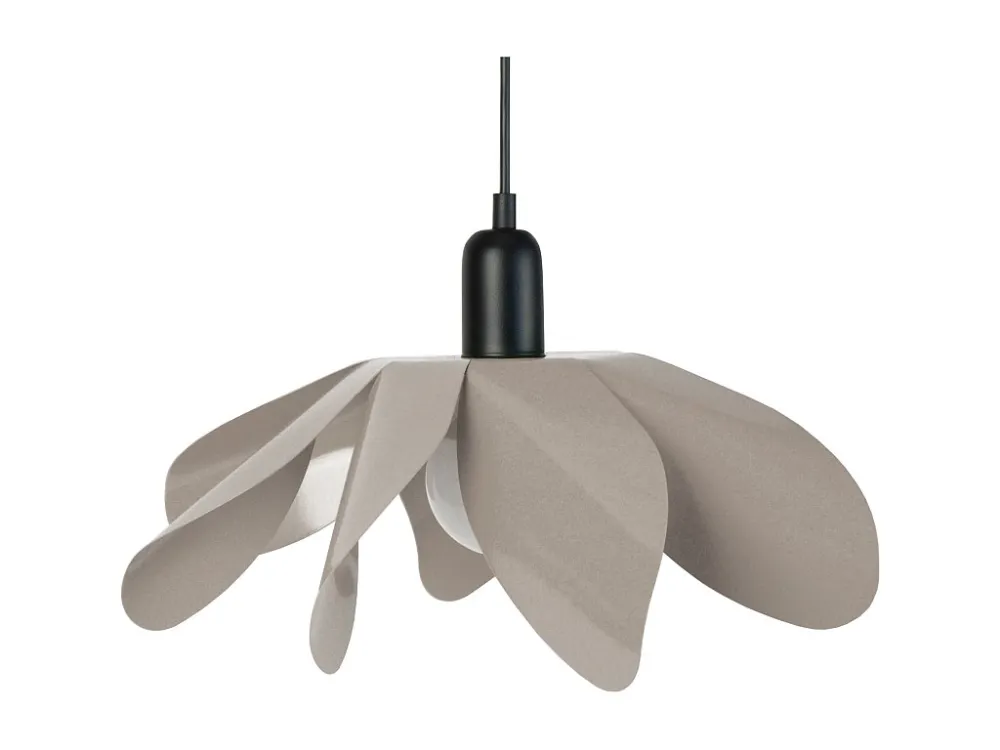 Suspensão TOSEL BLOMMA metálico geométrico taupe D40 x H75 cm