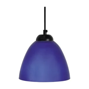 Suspensão TOSEL CLOCHE metálico cúpula preto D31 x H90 cm