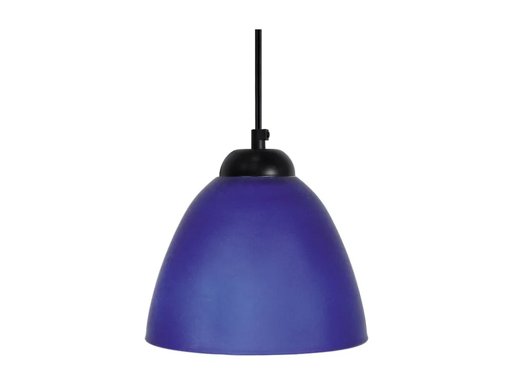 Suspensão TOSEL CLOCHE metálico cúpula preto D31 x H90 cm