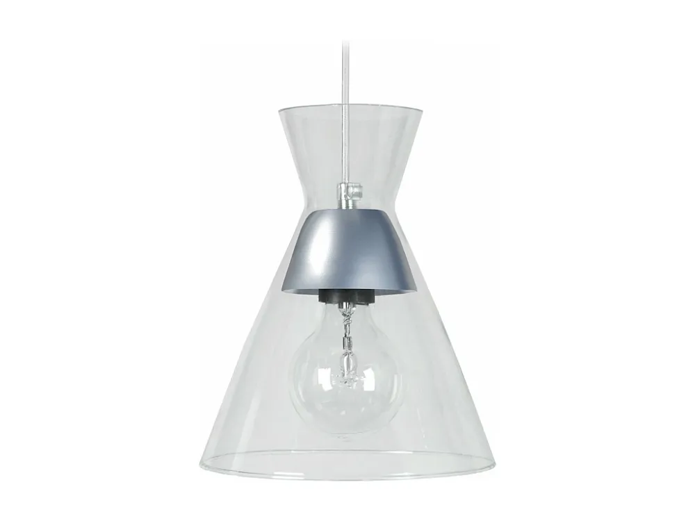 Suspensão TOSEL CONICAL vidro cônico alumínio D20 x H85 cm
