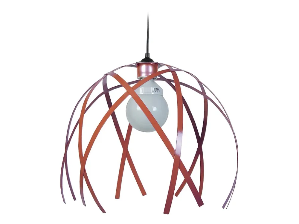 Suspensão TOSEL CRAB BIG metálico geométrico cobre D40 x H90 cm