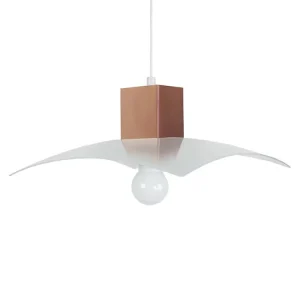 Suspensão TOSEL CUBIC lâmpada decorativa cilindro Dourado D9,5 x H80 cm