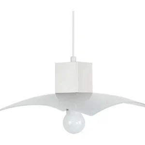 Suspensão TOSEL CUBIC lâmpada decorativa cilindro céu azul D9,5 x H80 cm
