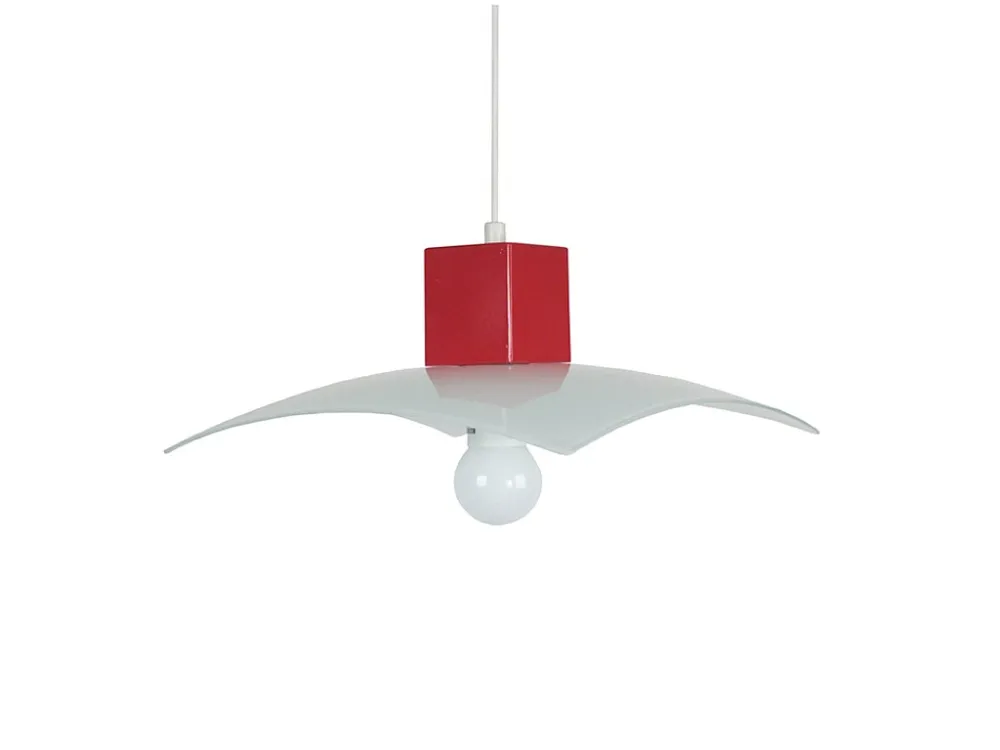 Suspensão TOSEL CUBIC lâmpada decorativa cilindro alumínio D9,5 x H80 cm