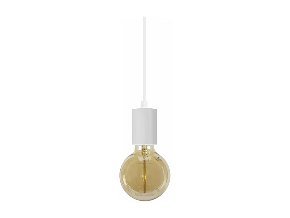 Suspensão TOSEL CUI lâmpada decorativa cilindro rosa D9,5 x H80 cm