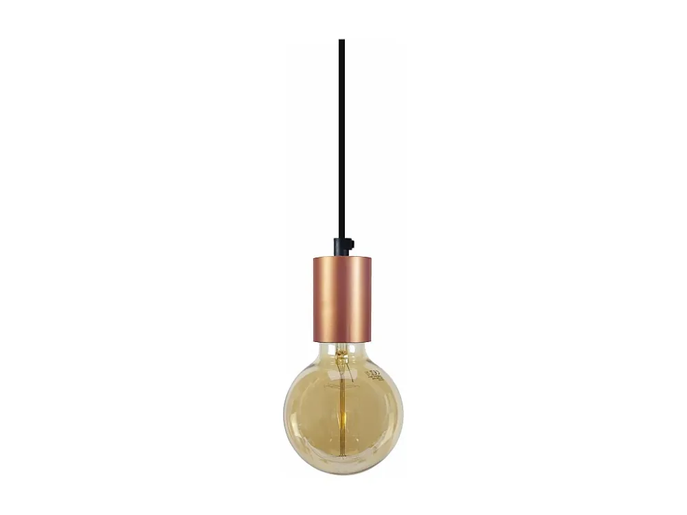 Suspensão TOSEL CUI metálico cilindro branco D30 x H80 cm