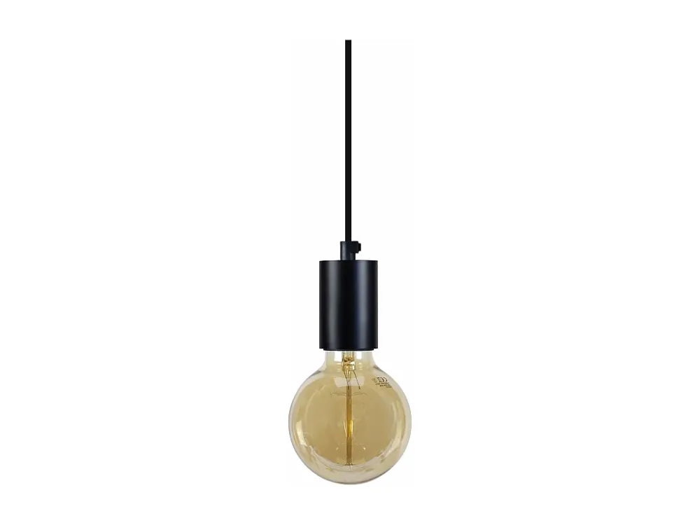 Suspensão TOSEL CUI metálico cilindro vermelho D30 x H80 cm
