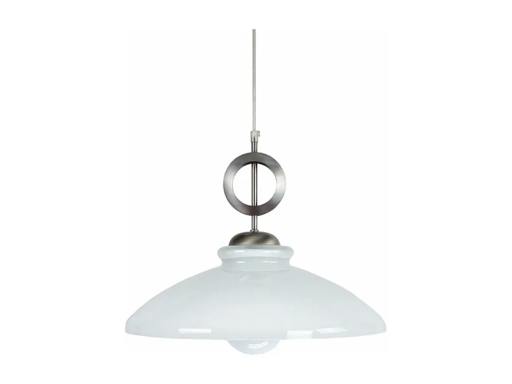 Suspensão TOSEL DAIZY vidro cúpula laranja D20 x H70 cm
