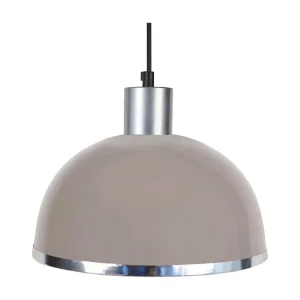 Suspensão TOSEL DEMI BOULE C metálico cúpula céu azul D30 x H68 cm