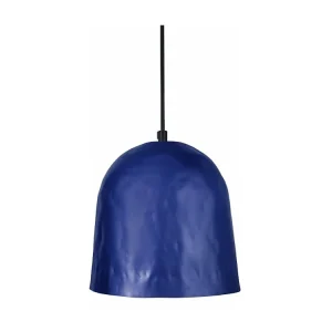 Suspensão TOSEL ELIOT vidro Sino preto D20 x H80 cm