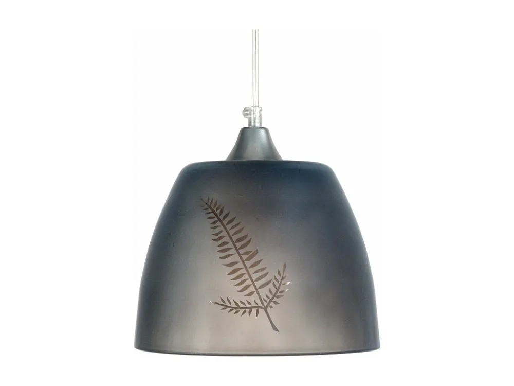 Suspensão TOSEL ELLEN vidro cúpula bege D20 x H74 cm