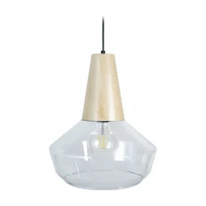 Suspensão TOSEL ESPOO cordão de algodão globo azul D25 x H90 cm