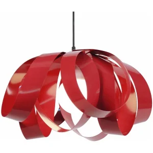 Suspensão TOSEL EVORA metálico cônico castanho D15 x H74 cm