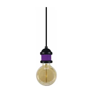 Suspensão TOSEL FANG cerâmica cônico Verde D17 x H70 cm