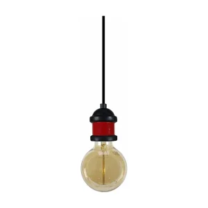 Suspensão TOSEL FANG lâmpada decorativa cilindro antracite D9,5 x H80 cm