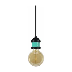 Suspensão TOSEL FANG metálico cúpula bege D18 x H84 cm