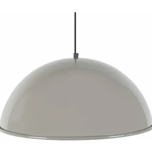 Suspensão TOSEL GAMELLE ROULÉ tecido conjunto ouro D35 x H90 cm