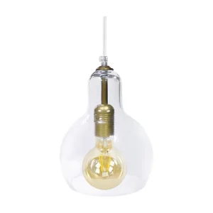 Suspensão TOSEL GOLDEN metálico geométrico preto D32 x H80 cm