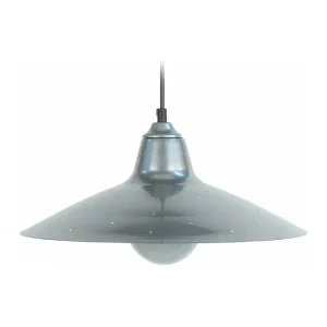 Suspensão TOSEL HOLES vidro cúpula blsnc D20 x H70 cm