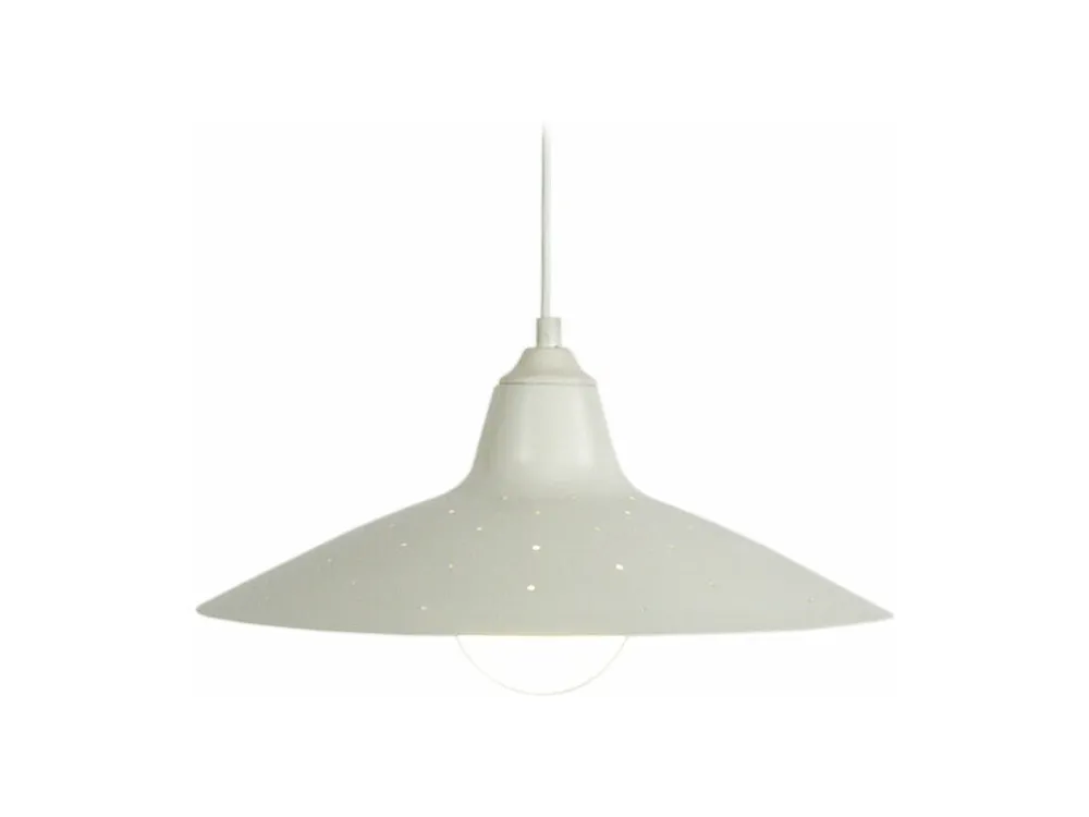 Suspensão TOSEL HOLES vidro cúpula evidente D20 x H70 cm
