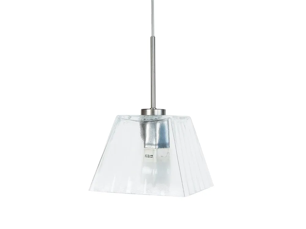 Suspensão TOSEL KLEOPS metálico cilindro azul D13 x H90 cm