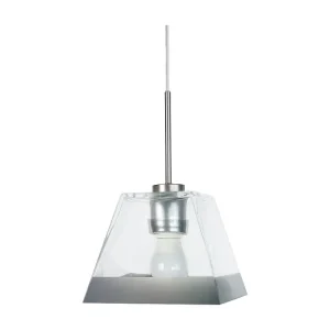Suspensão TOSEL KLEOPS metálico cilindro Verde D13 x H90 cm