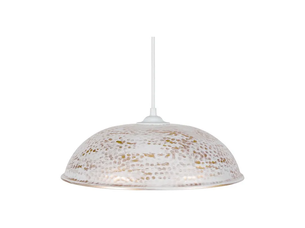 Suspensão TOSEL KÂNPUR cordão de algodão globo branco D32 x H90 cm