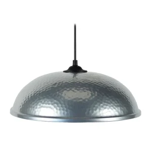 Suspensão TOSEL KÂNPUR cordão de algodão globo azul D32 x H90 cm