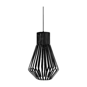 Suspensão TOSEL LAM. ZURICK metálico globo castanho D36 x H90 cm