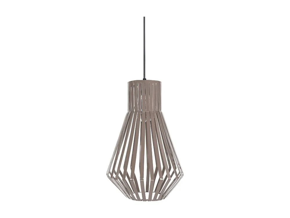 Suspensão TOSEL LAM. ZURICK metálico globo vermelho D36 x H90 cm