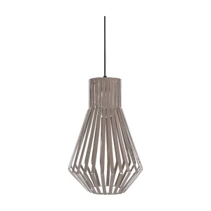Suspensão TOSEL LAM. ZURICK metálico globo vermelho D36 x H90 cm