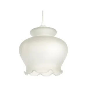 Suspensão TOSEL LANDES metálico cônico Verde D15 x H78 cm