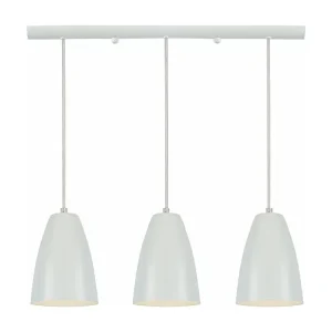 Suspensão TOSEL LARSEN metálico cônico madeira D17 x H85 cm