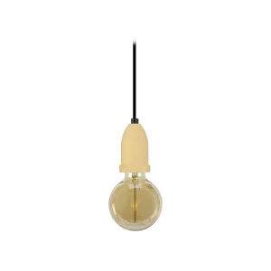 Suspensão TOSEL LI lâmpada decorativa cônico vermelho D9,5 x H80 cm