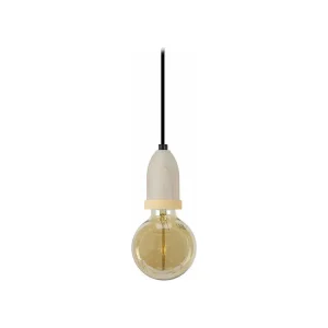 Suspensão TOSEL LI lâmpada decorativa quadrado azul D9,5 x H80 cm