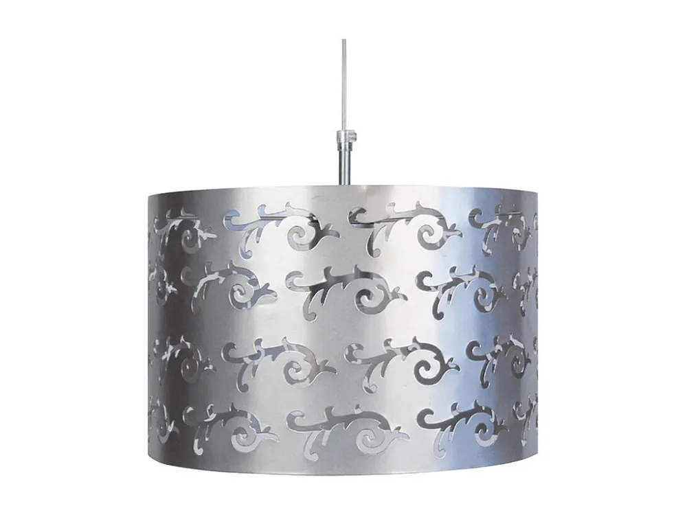 Suspensão TOSEL LYS metálico cilindro preto D30 x H85 cm