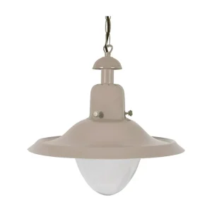 Suspensão TOSEL MARINE B tecido conjunto laranja preto D38 x H90 cm