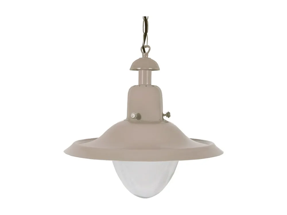 Suspensão TOSEL MARINE B tecido conjunto laranja preto D38 x H90 cm