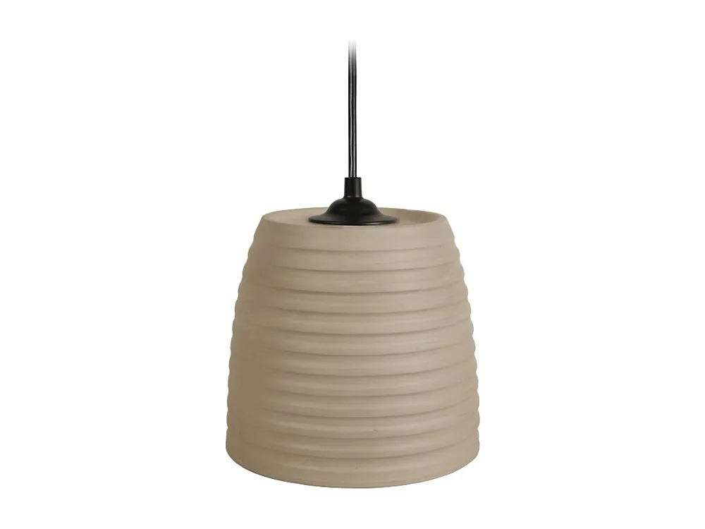 Suspensão TOSEL MATA metálico cúpula branco D38 x H19 cm