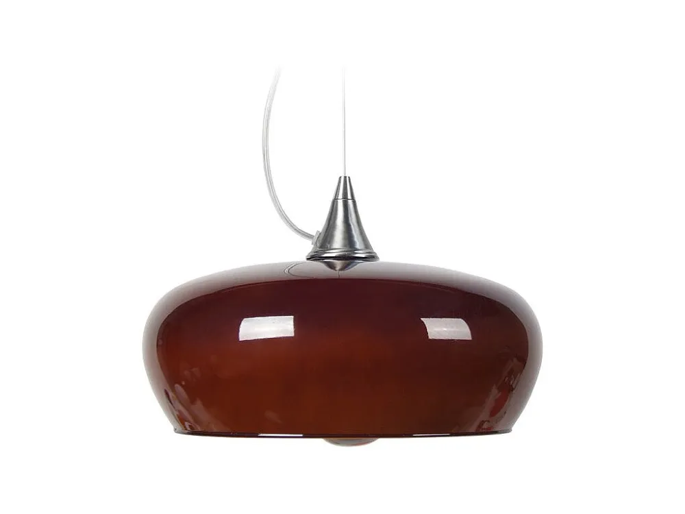 Suspensão TOSEL MATILDE vidro quadrado Branco azul D30 x H60 cm