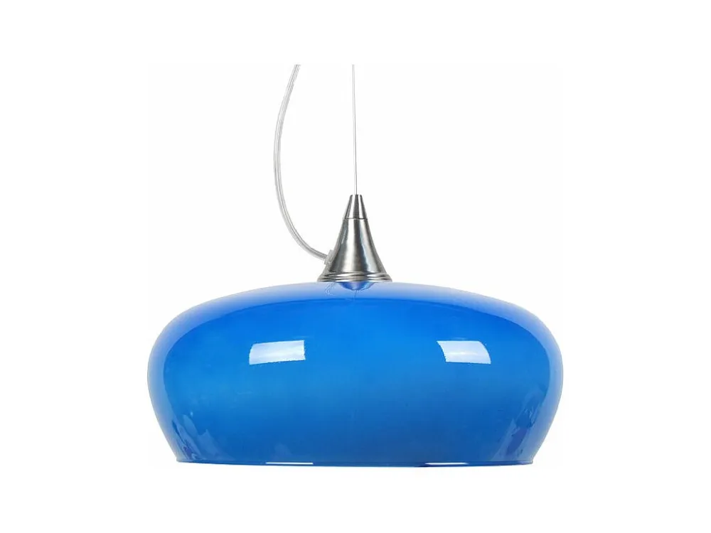 Suspensão TOSEL MATILDE vidro quadrado cinza fosco D30 x H60 cm