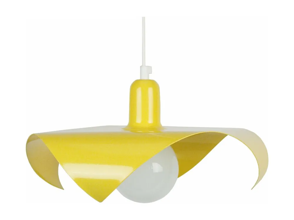 Suspensão TOSEL MOUCHOIR vidro globo branco D35 x H77 cm