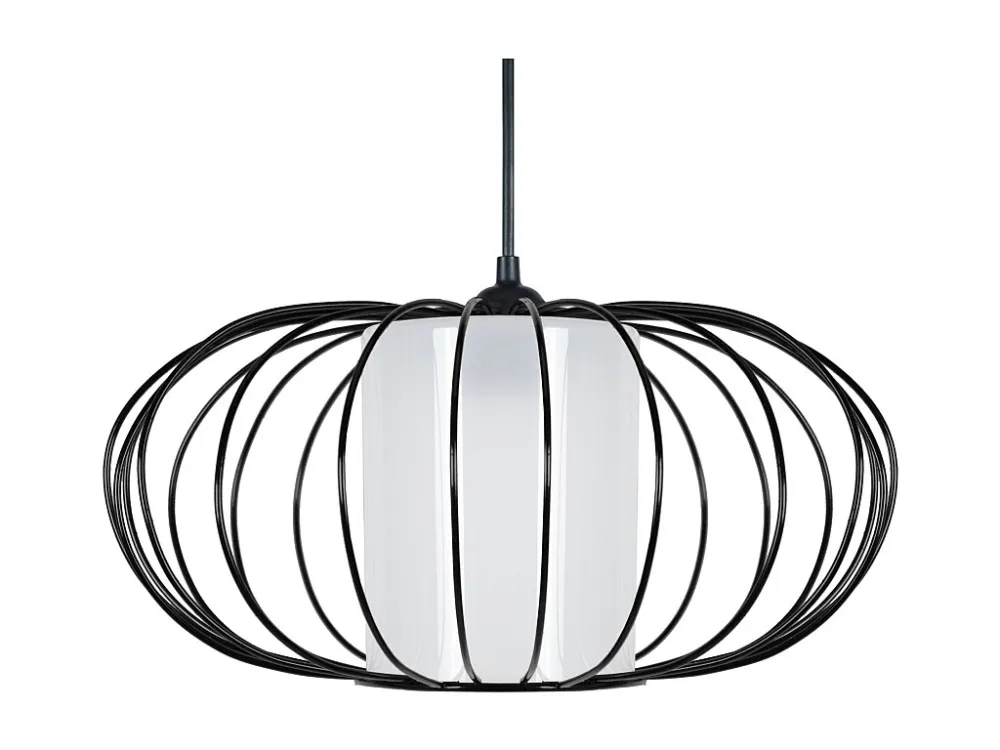 Suspensão TOSEL OITA vidro globo taupe D35 x H77 cm