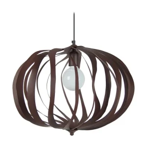 Suspensão TOSEL OVALIA cerâmica cônico argila D18 x H77 cm