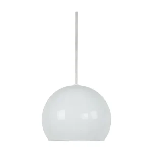 Suspensão TOSEL PALLA vidro cônico cetim D25 x H80 cm